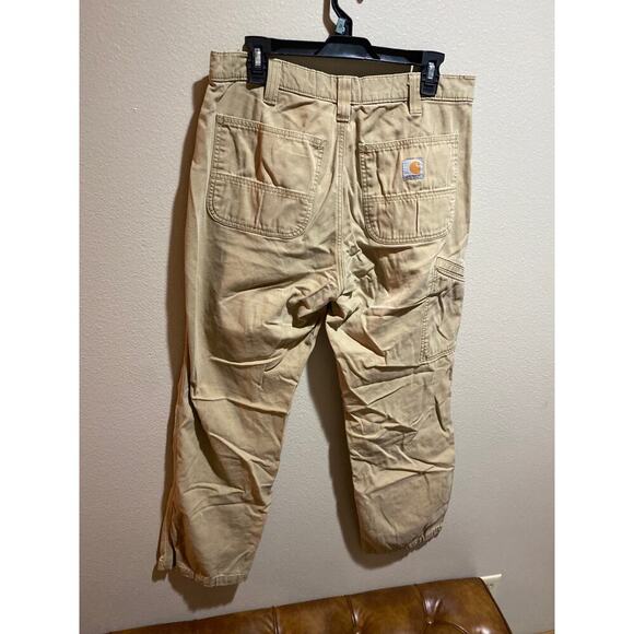 Khaki Carhartt Cargo Relaxed Fit 34x34 - Picture 4 of 6